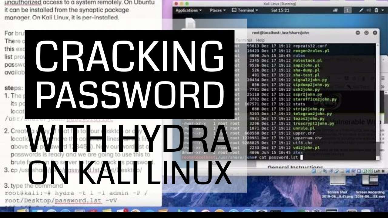 Cracking Password With Hydra On Kali Linux Summary Networks - how to hack roblox accounts passwords on ipad