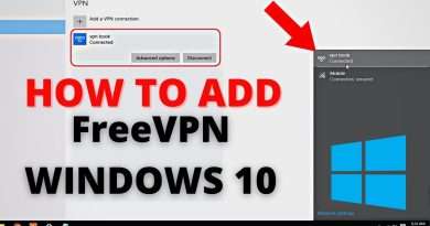 How To connect VPN in windows 10 in 1 Minute – VPN For Windows 10